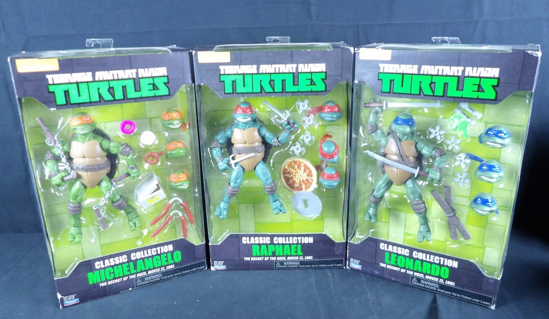 Original sealed 2016 playmates classic collection Teenage mutant ninja turtle action figures lot (1 of 13)
