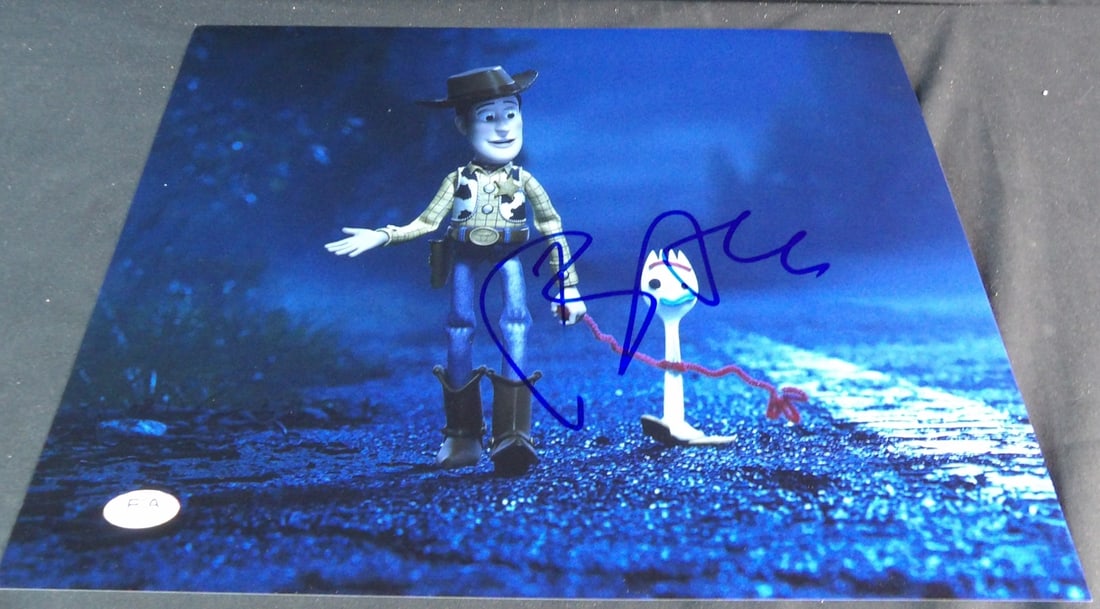 Toy Story 4 Tony Hale "Forky" autographed Photograph: Psa Certified. Roughly 11" x 14"