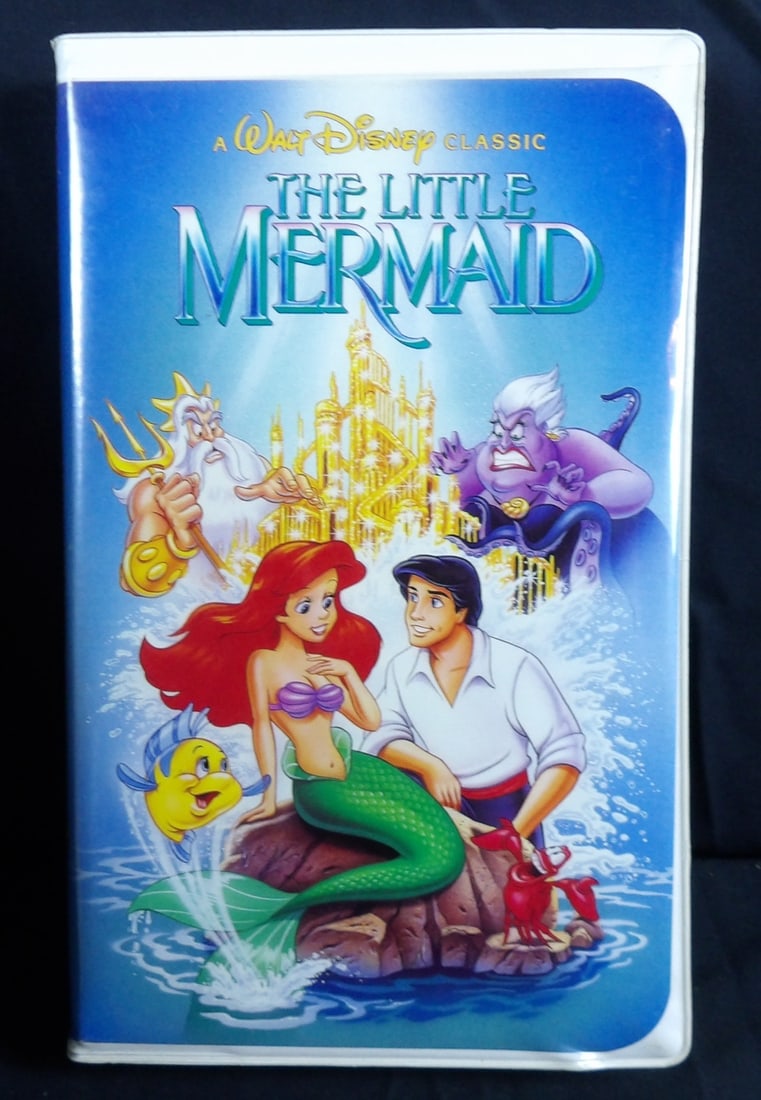 Rare original Walt Disney VHS Little Mermaid with Banned Cover Art (1 of 6)
