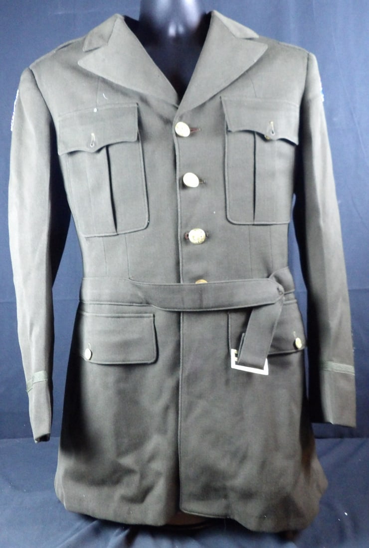 Named WW2 WWII US Army Air Transport Command CBI 4 pocket tailored officers jacket (1 of 8)