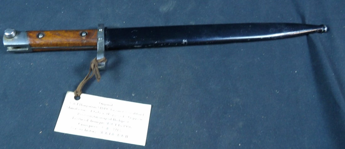 WW1 WWI Austro-Hungarian m1895 Bayonet and scabbard: Scabbard is missing mounting clip