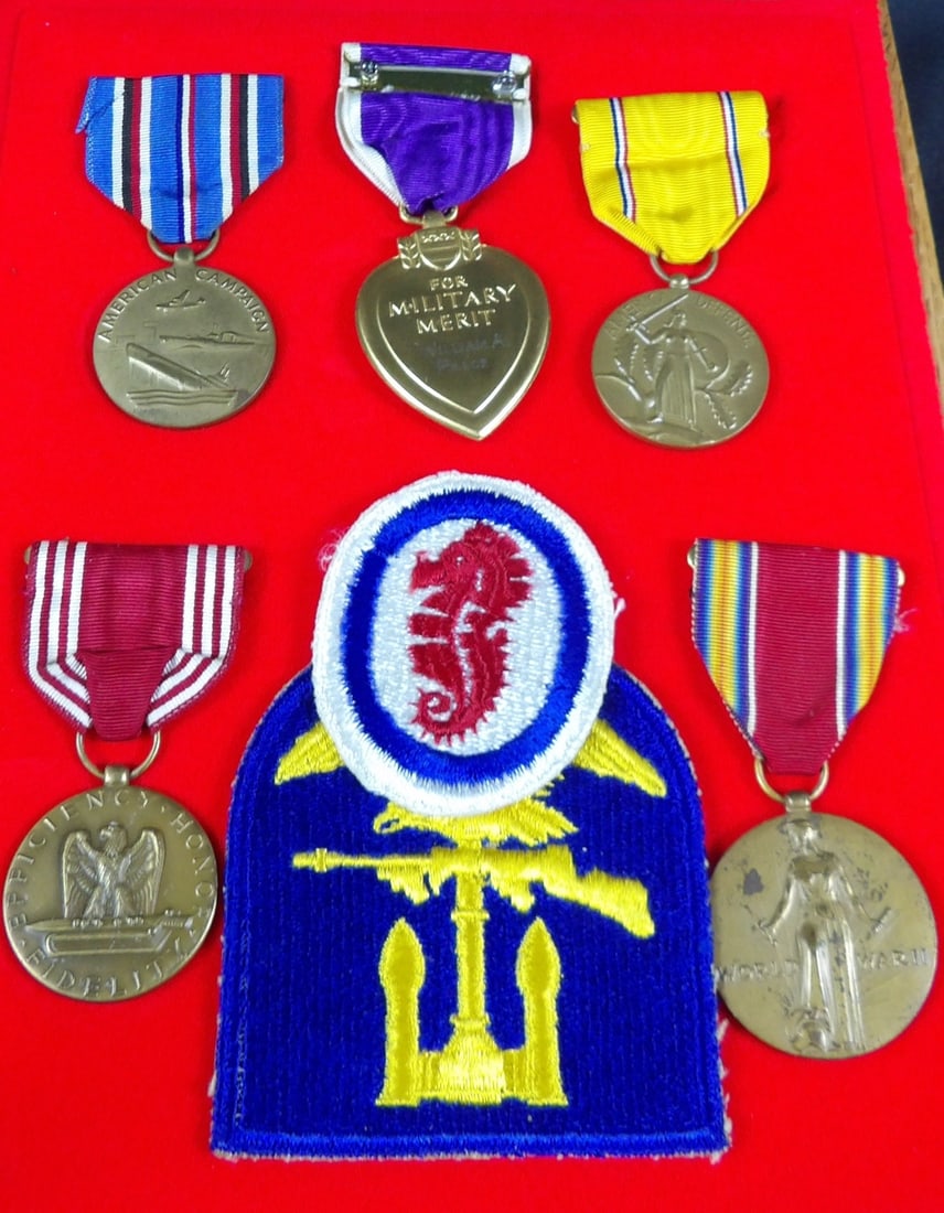 Incredible Named KIA Purple Heart D-Day Grouping (1 of 5)