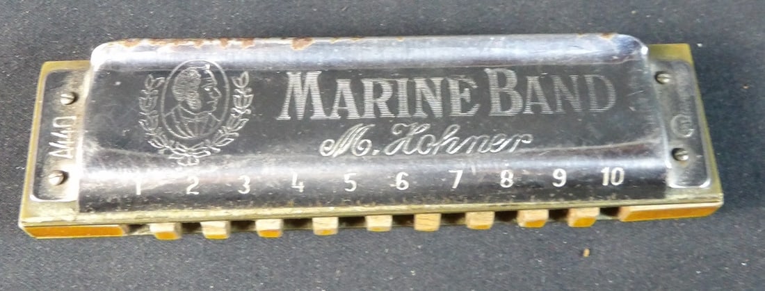 M. Honer USMC Band Harmonica (1 of 4)