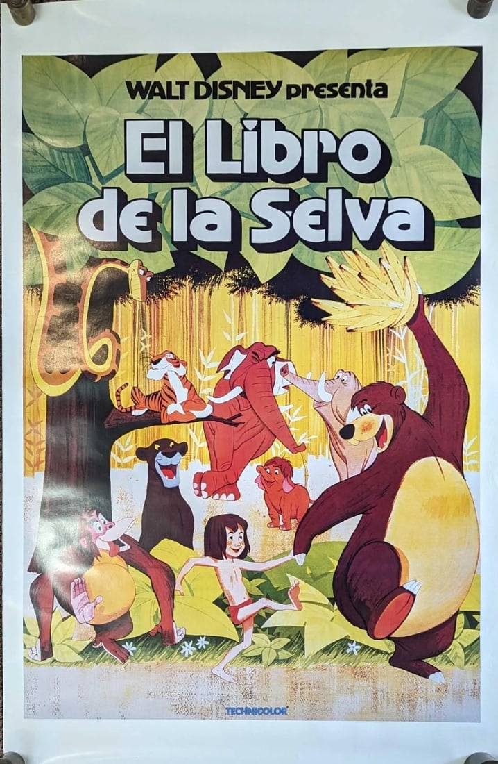 The Jungle Book Spanish language one-sheet style poster (1 of 1)