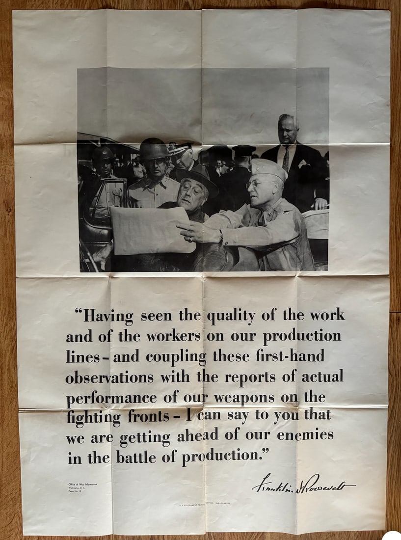 WWII Poster FDR Production Review (1 of 1)