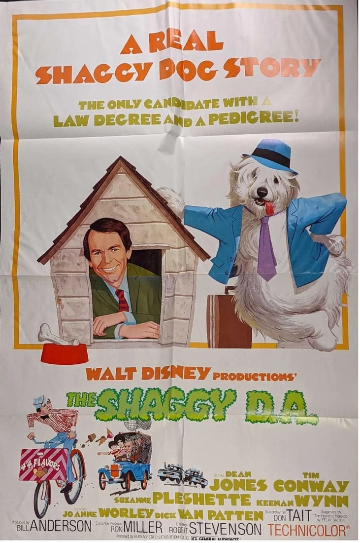 The Shaggy D.A.Original 1-sheet Poster: 27x 41, folded, A- condition
