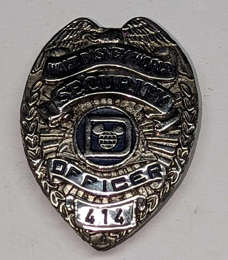 Early 1980s Walt Disney World Female Security Office Badge (1 of 3)