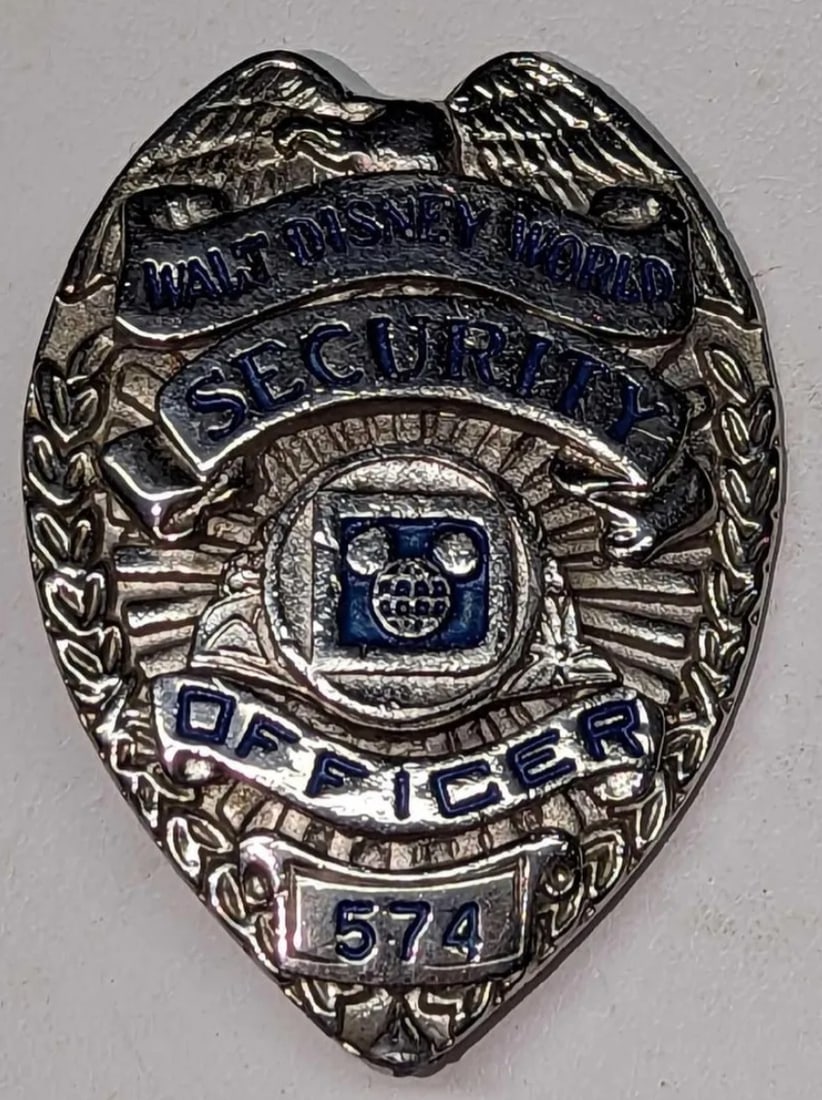 Early 1980s Walt Disney World Female Security Office Badge (1 of 3)