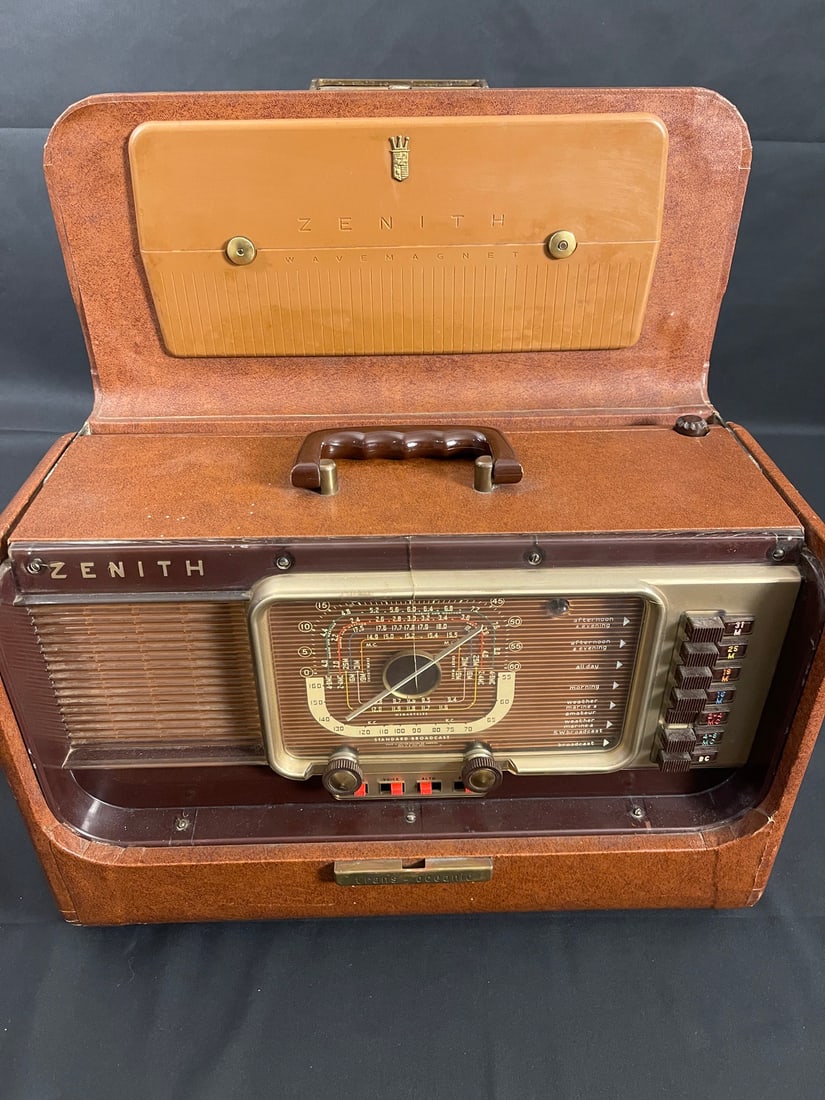 1953 Zenith Transoceanic Model H500 TUBE Shortwave Radio (1 of 2)