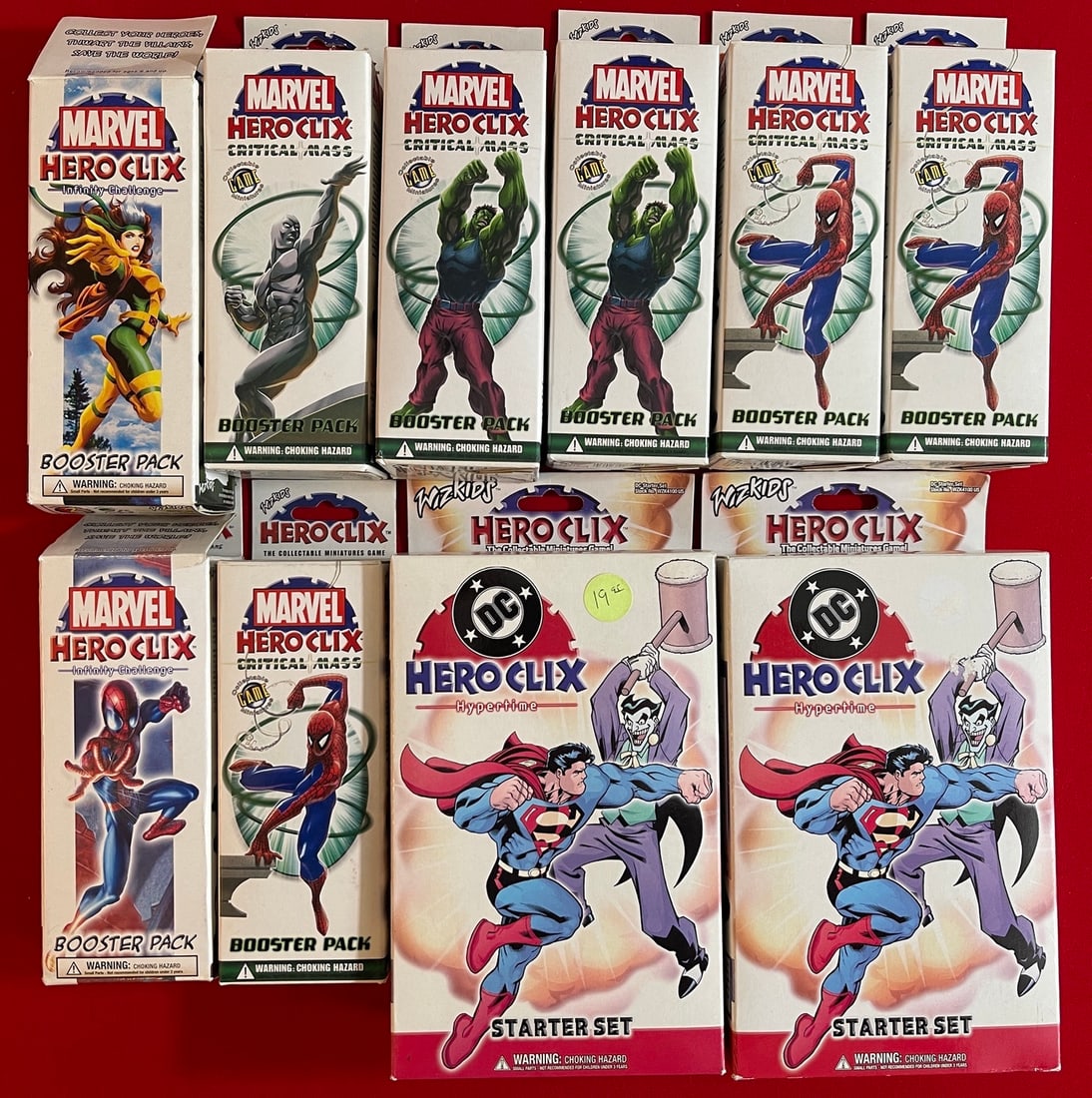 Marvel HeroClix Lot with Starter Sets 10 (1 of 1)