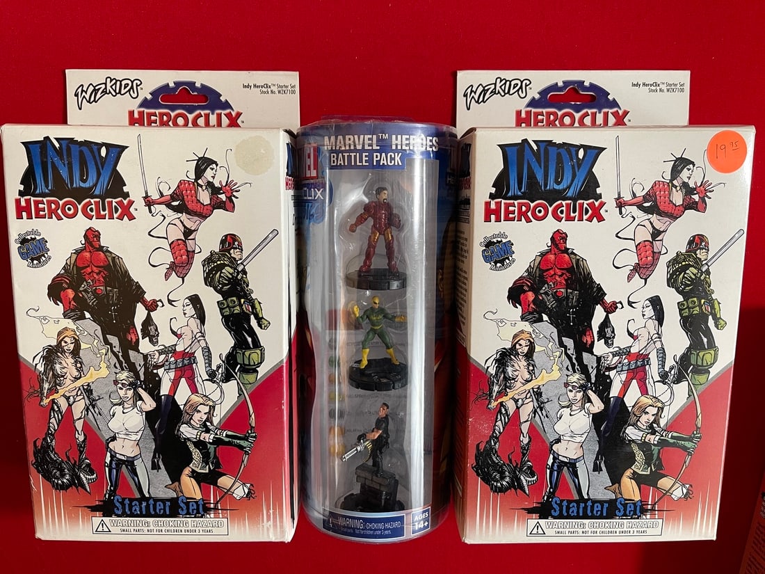 Marvel HeroClix Lot with Battle Pack and Starter Sets 3 (1 of 1)