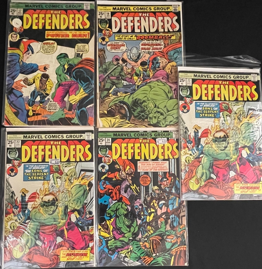 The Defenders Comic Book Keys Lot (1 of 1)