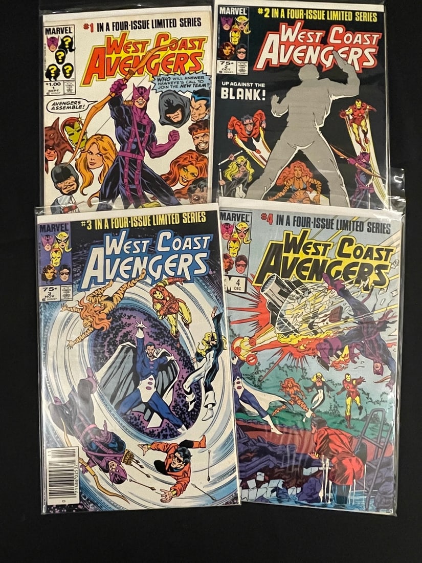 West Coast Avengers 1-4 Comic Book Lot (1 of 1)