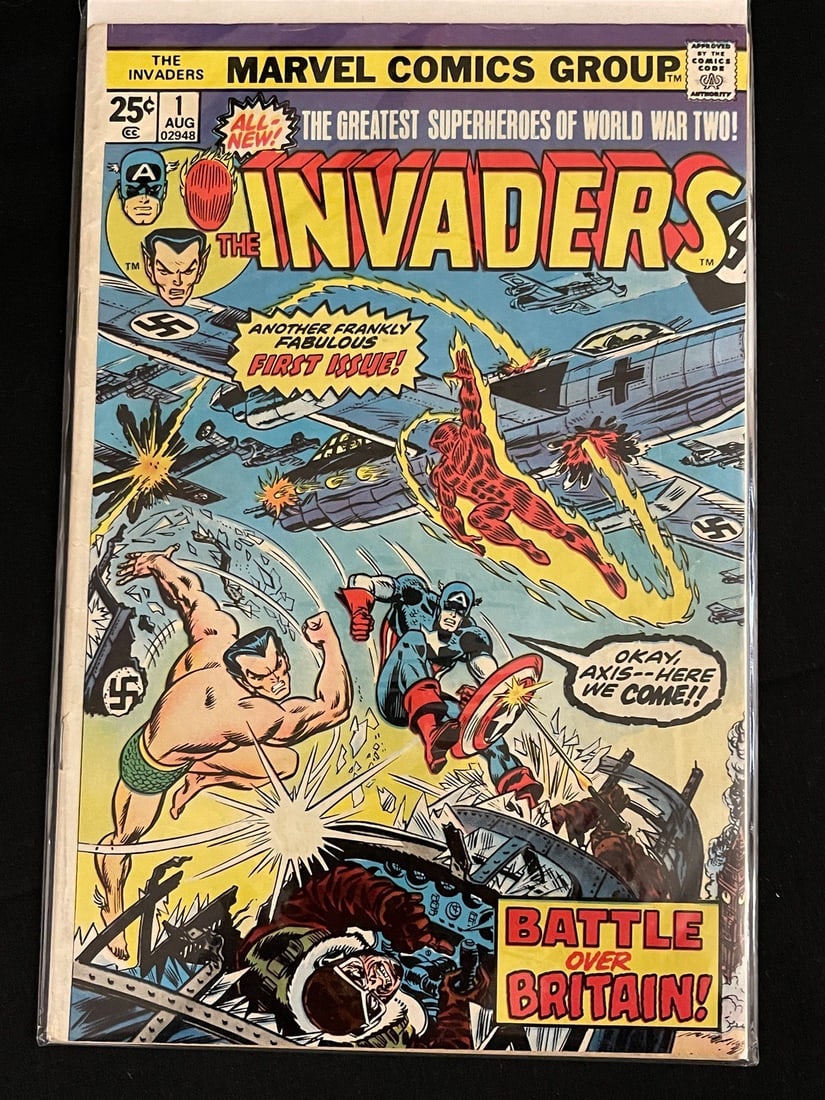 The Invaders 1 Comic Book: Massive collection with an almost full run.