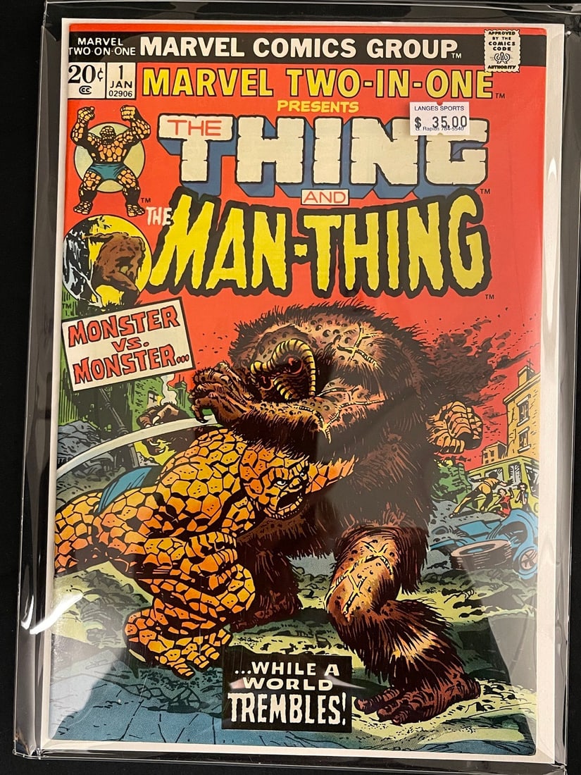 Marvel Two-in-One 1 Thing and Man-Thing Comic Book (1 of 1)