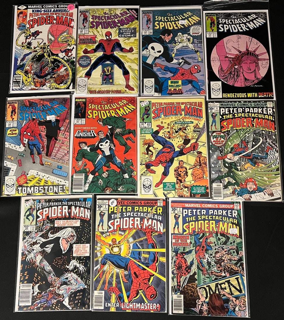 Peter Parker the Spectacular Spider-Man Comic Book Lot KEYS (1 of 1)