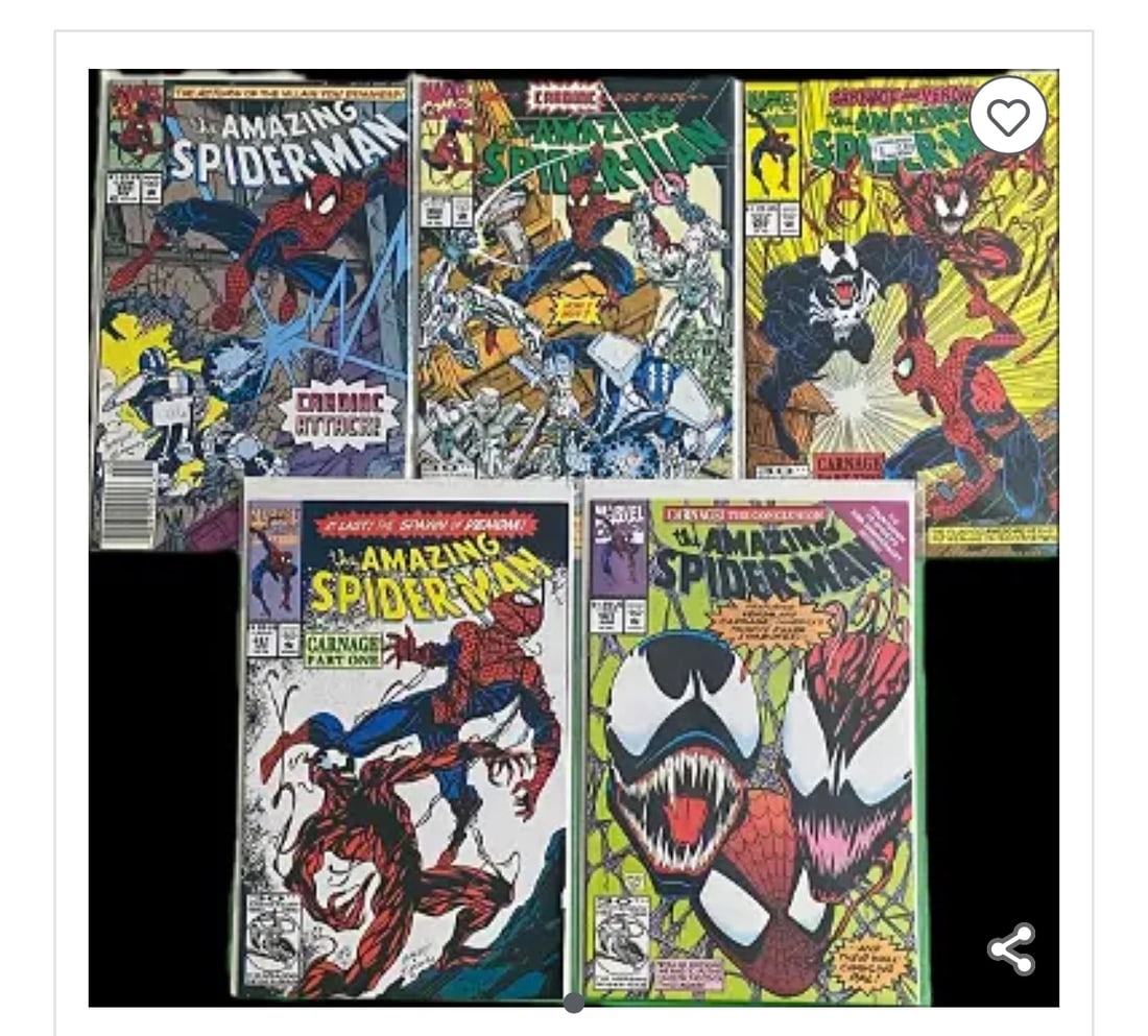 Amazing Spider-Man Comic Book Lot - First Carnage (1 of 1)
