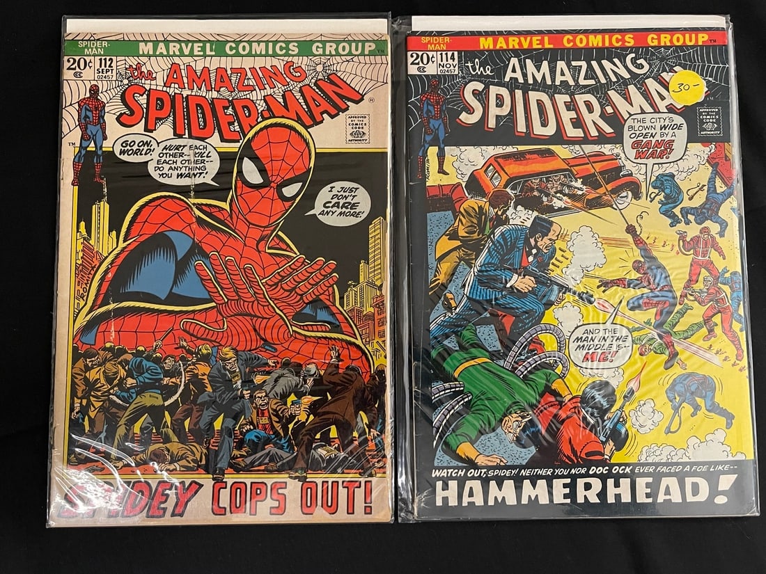 Amazing Spider-Man Silver Age Comic Book Lot - 112 and 114 (1 of 1)