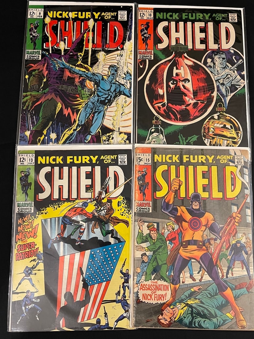 Nick Fury Agent of Shield Lot: 9,10,13,15
