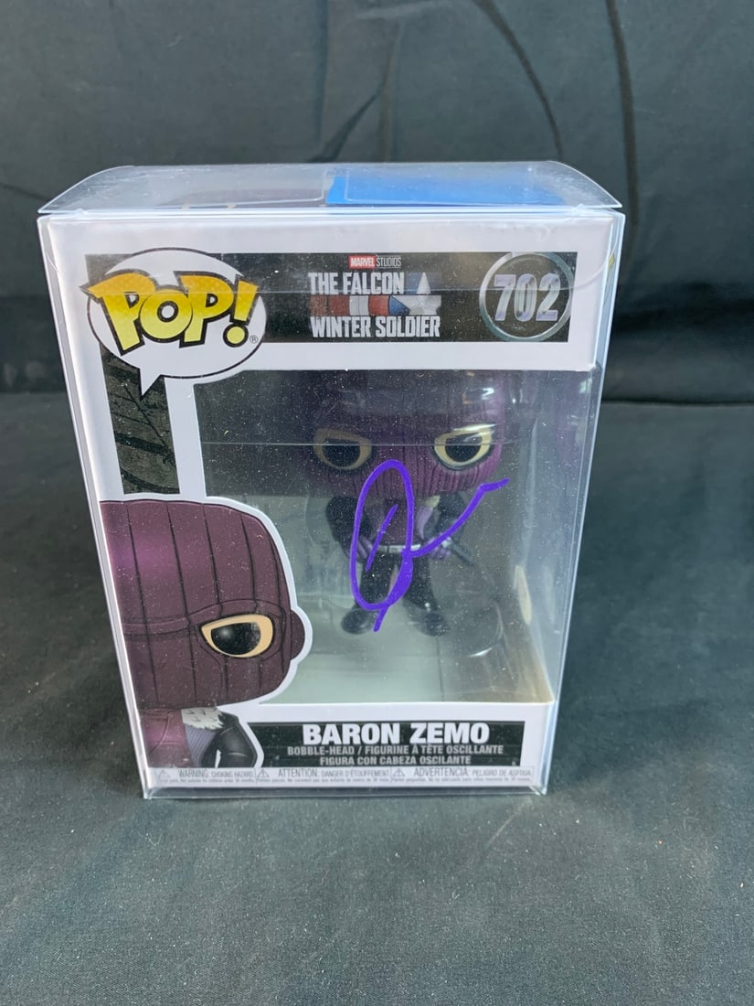 Daniel Bruhl autographed Baron Zemo Funko Pop (1 of 6)