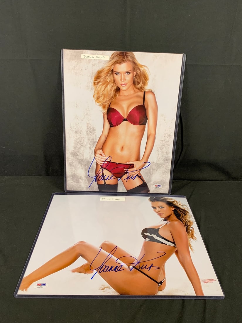 Joanna Krupa Autographed Photo Lot (1 of 2)
