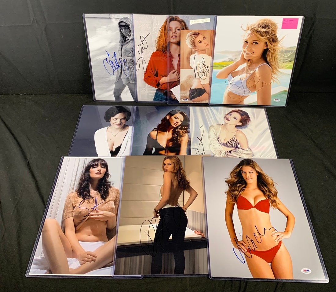Large lot of Model and Actress Autographed photo lot (1 of 7)