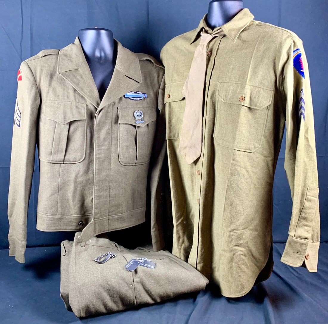 Named WW2 WWII 78th infantry Division Uniform Group (1 of 12)