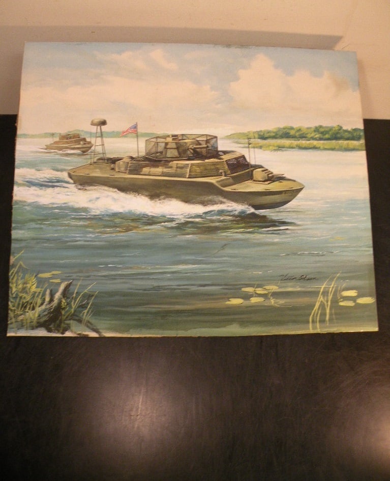 Factory Artwork for Vietnam Naval Riverine Experimental Craft (1 of 6)