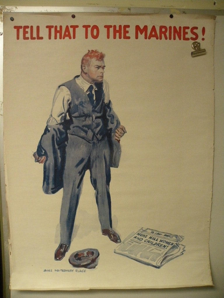 WW1 Marine Corps Recruiting Poster- James Montgomery Flagg (1 of 6)