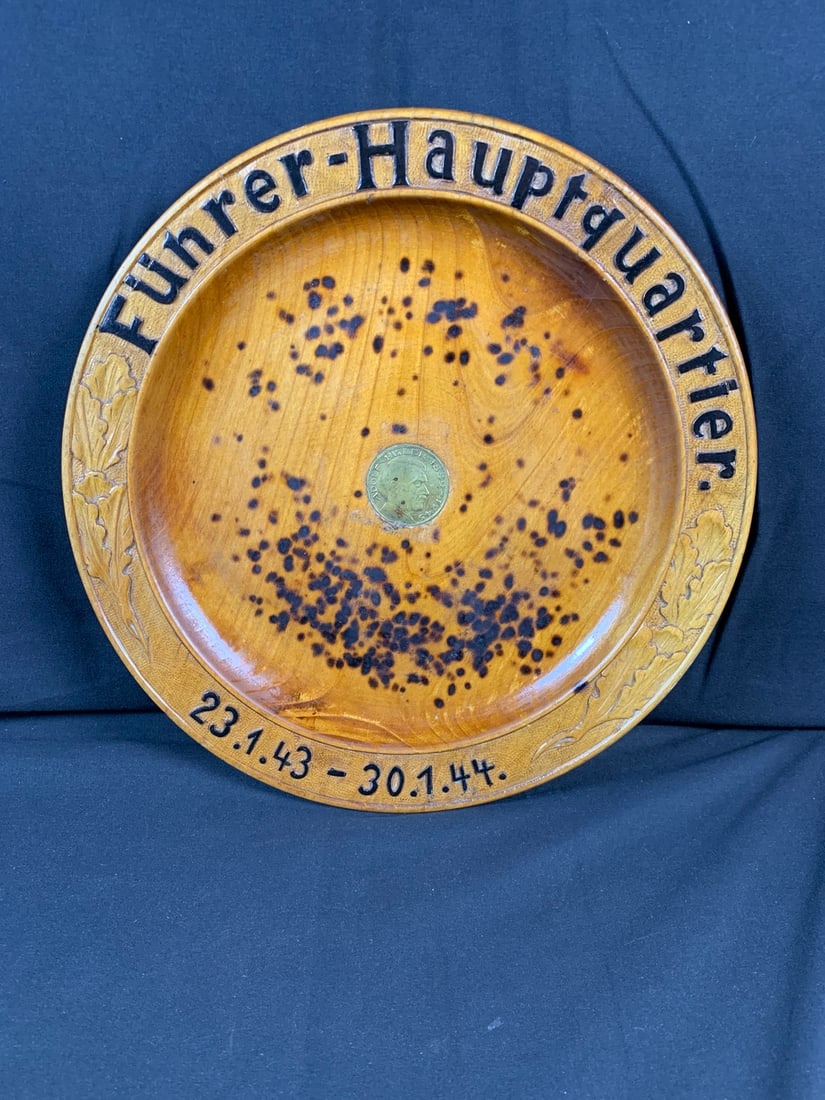WW2 WWII German Fuhrer's headquarters Vet bring back Plaque (1 of 6)
