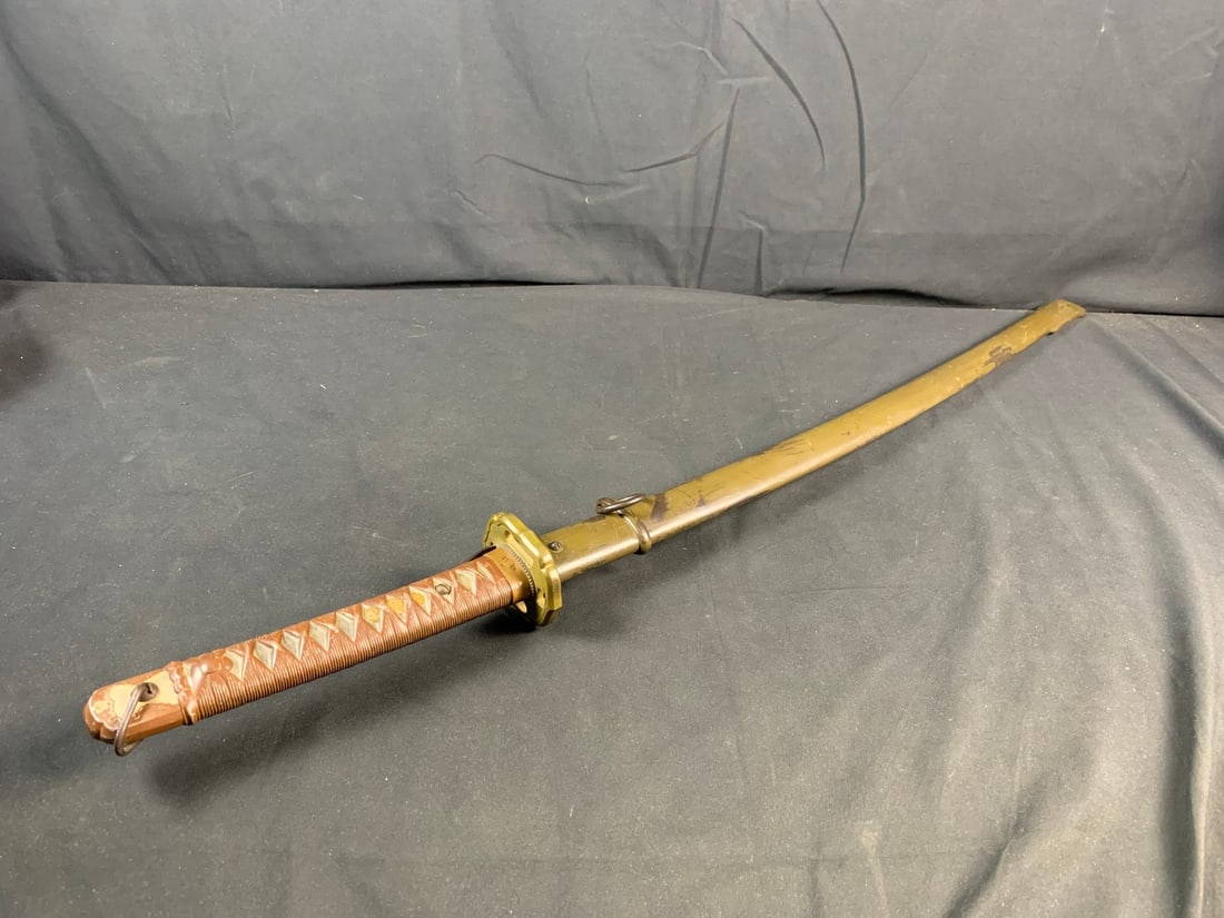 WW2 WWII Japanese Army NCO Type 95 Shin-Gunto Sword (1 of 19)
