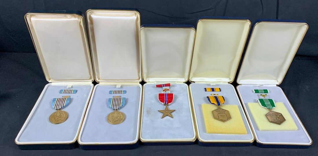 Lot of Vietnam War Era Medals In presentation cases (1 of 4)