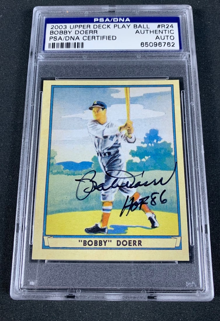 Bobby Doerr 2003 Upper Deck Playball Authentic Autographed Card (1 of 2)