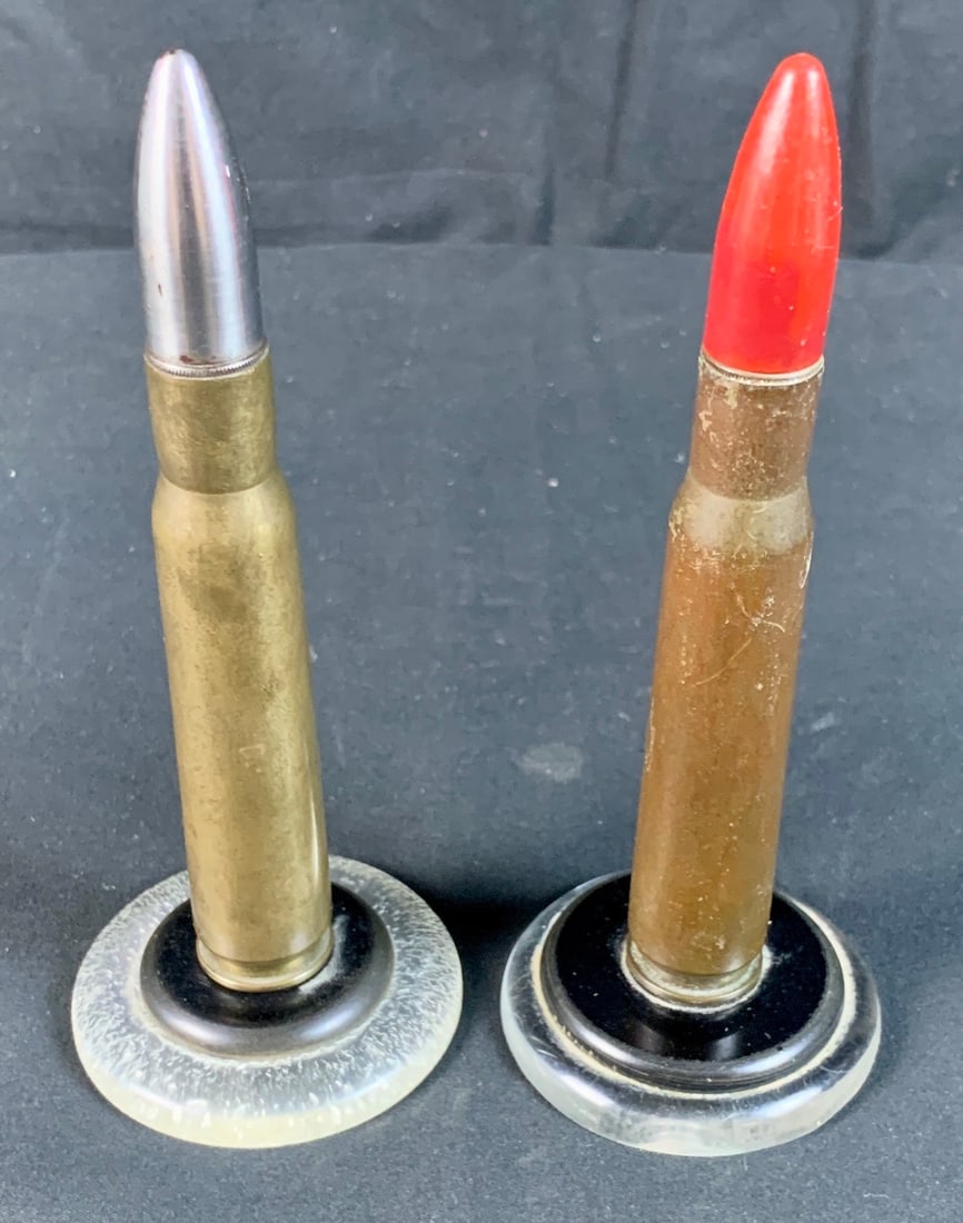 Lot of WW2 WWII Trench Art table top lighters (1 of 3)