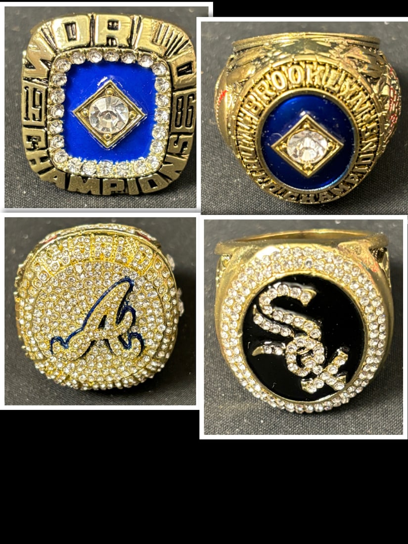 Baseball Championship World Series Replica Rings Lot (1 of 6)