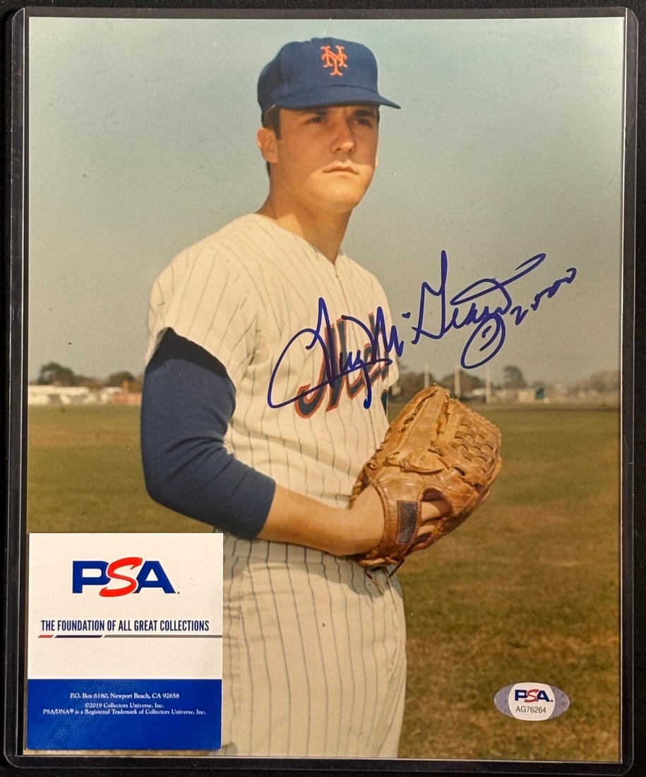 Tug McGraw Autographed 8x10 Photo - PSA (1 of 1)