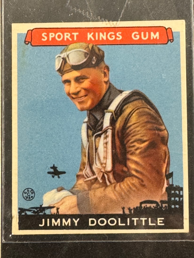1933 Goudey Sport Kings Jimmy Doolittle #28 (1 of 2)