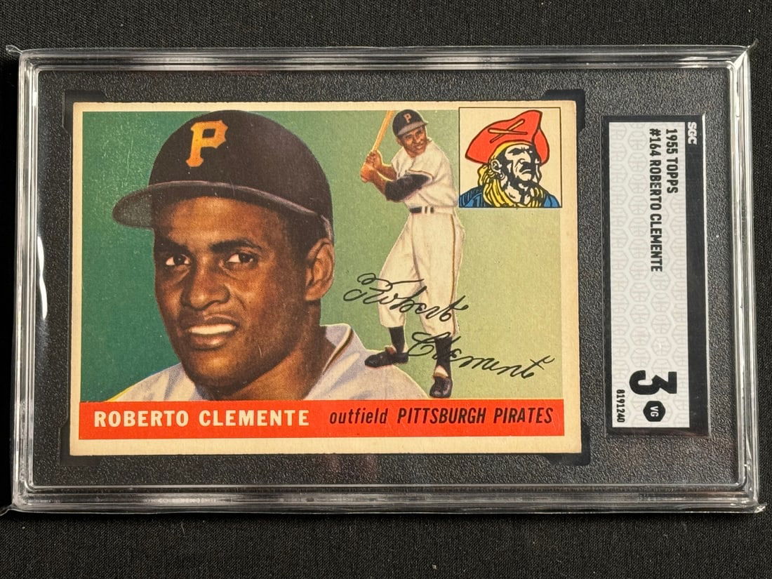 1955 Topps Roberto Clemente #164 RC SGC 3 (1 of 2)