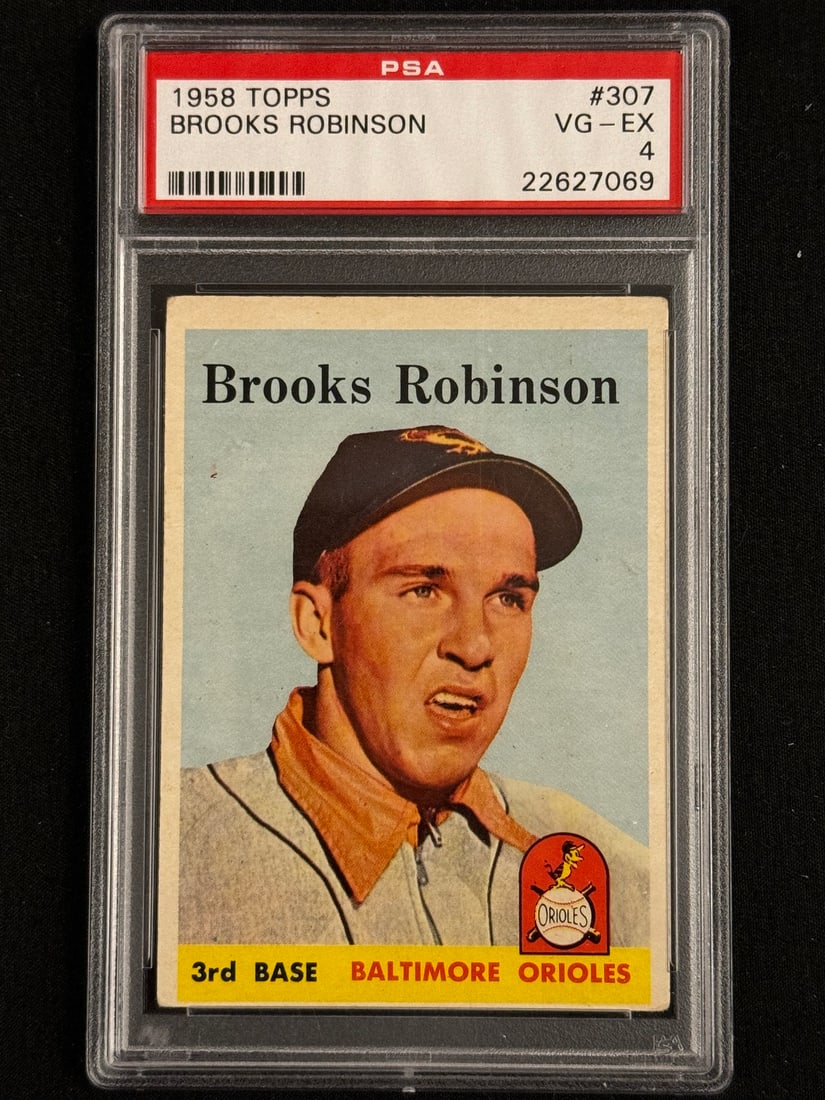 1958 Topps Brooks Robinson #307 PSA 4 (1 of 2)