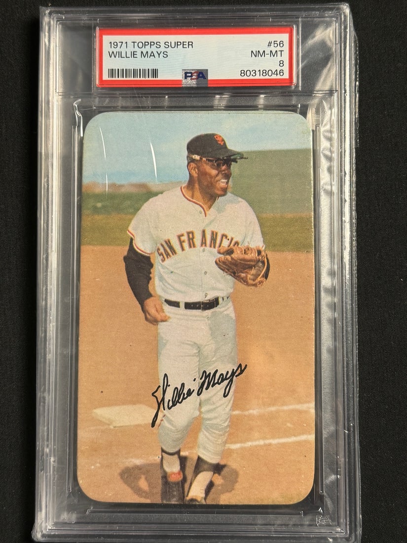 1971 Topps SUPER Willie Mays #56 PSA 8 (1 of 2)