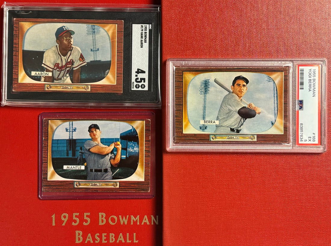 1955 Bowman Complete Baseball Card Set - Graded (1 of 12)