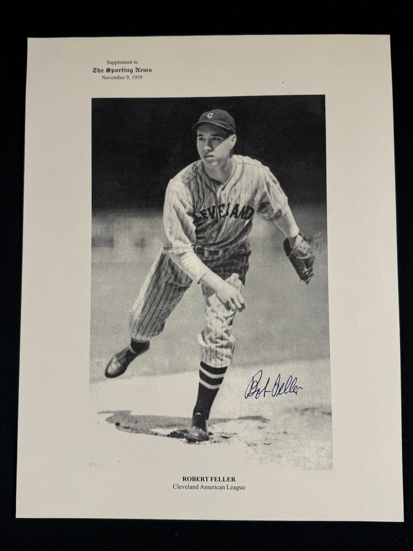 Bob Feller Signed 8x10 (1 of 1)