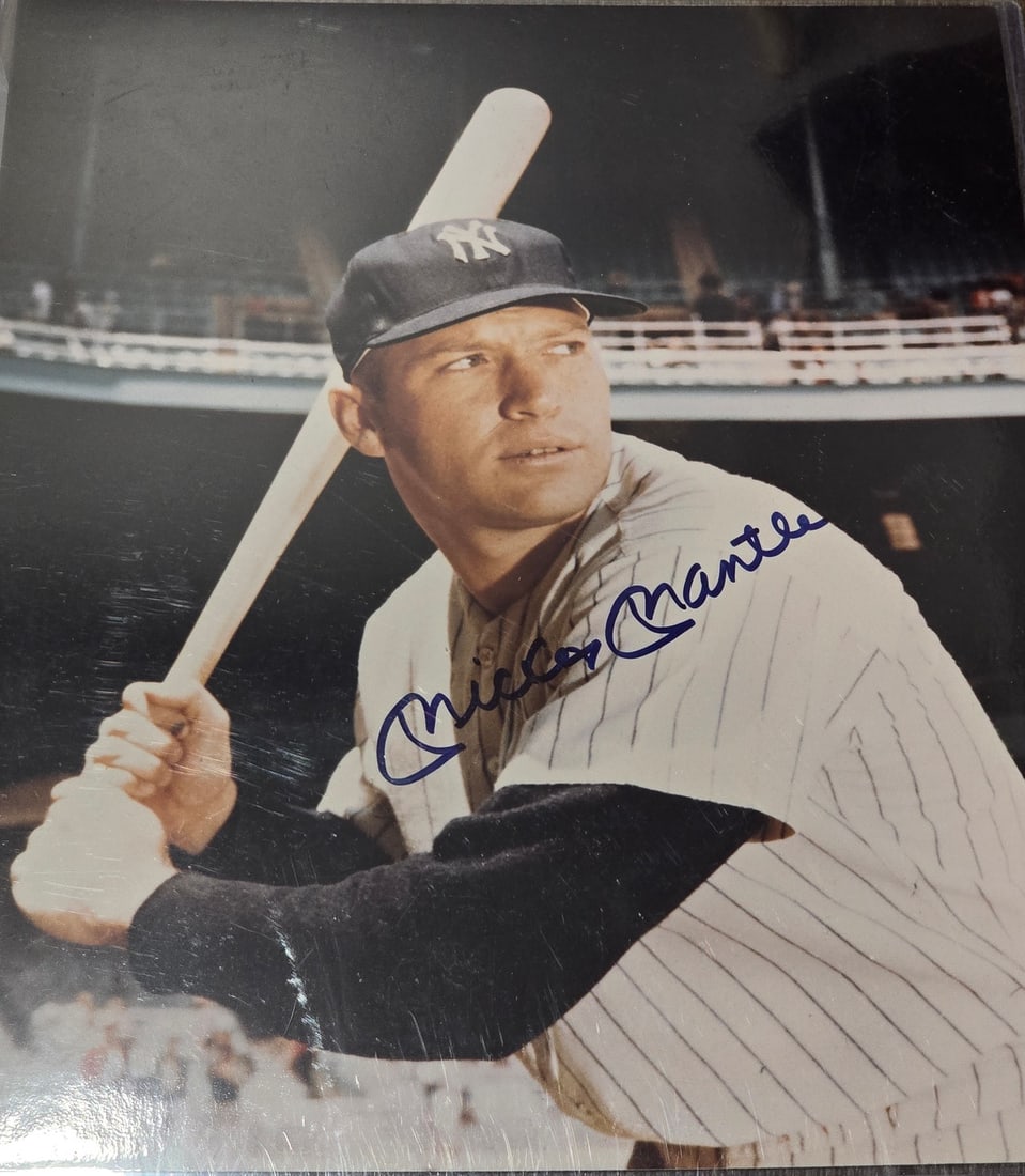 Mickey Mantle Autographed 8x10 (1 of 1)