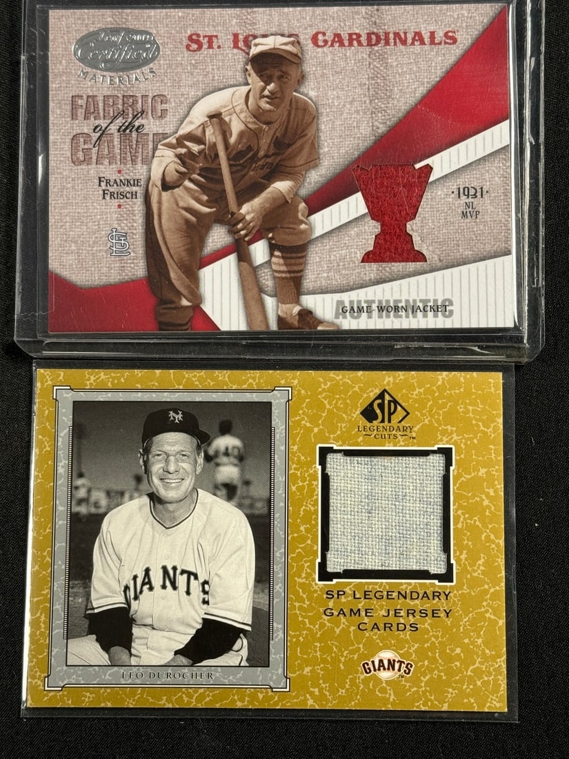 Leo Durocher and Frankie Frisch GU Card Lot (1 of 2)