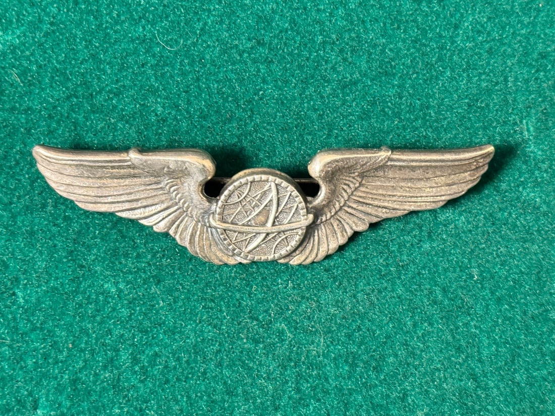 WWII 3in AAF Navigator's Wings PB Ster. AE Co: As shown