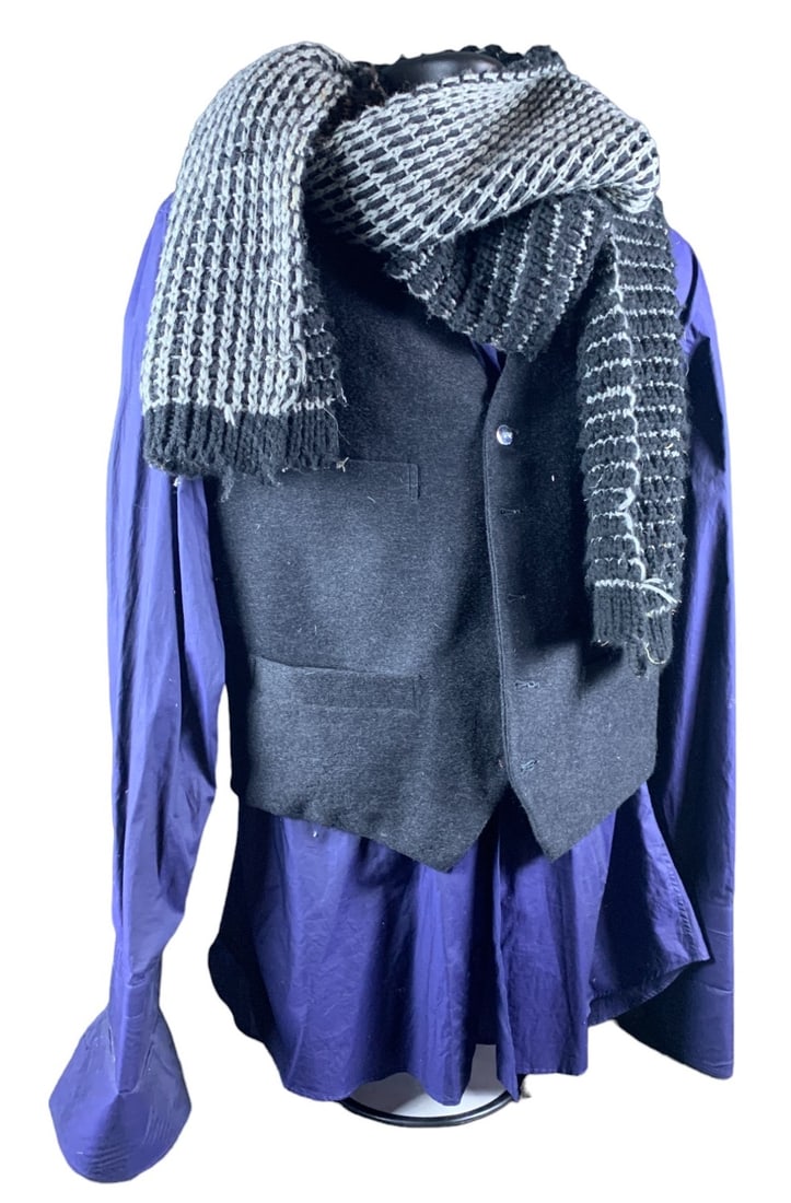 Samuel L Jackson The Hateful 8 Screen Test Costume: Marked S.L.J in dress shirt. Includes Shirt, Vest and scarf