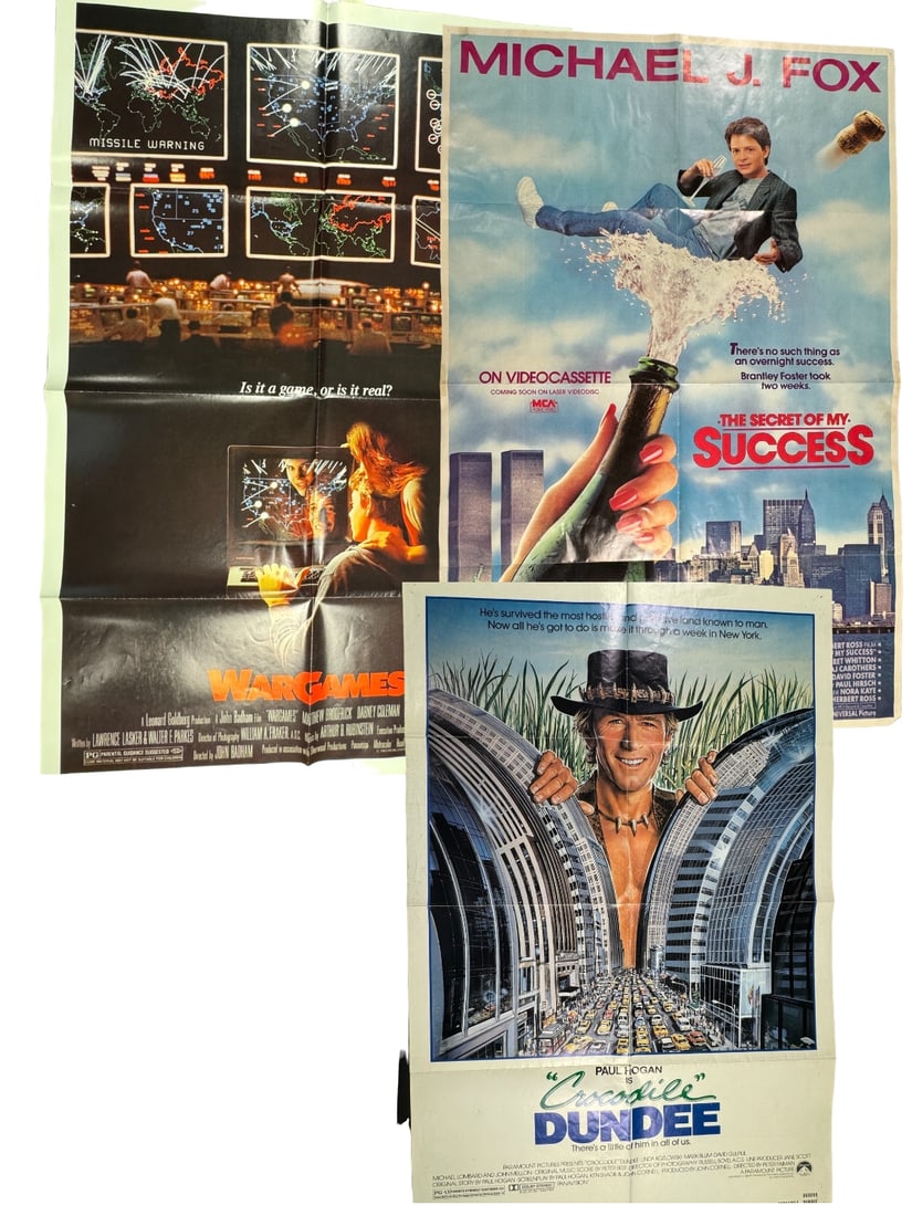 1980s Classic Film Original Posters - War Games Secret to my Success (1 of 4)