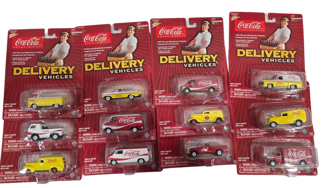 Rare 2004 Johnny Lighting Coca-Cola Delivery Vehicles Set MIB (1 of 1)