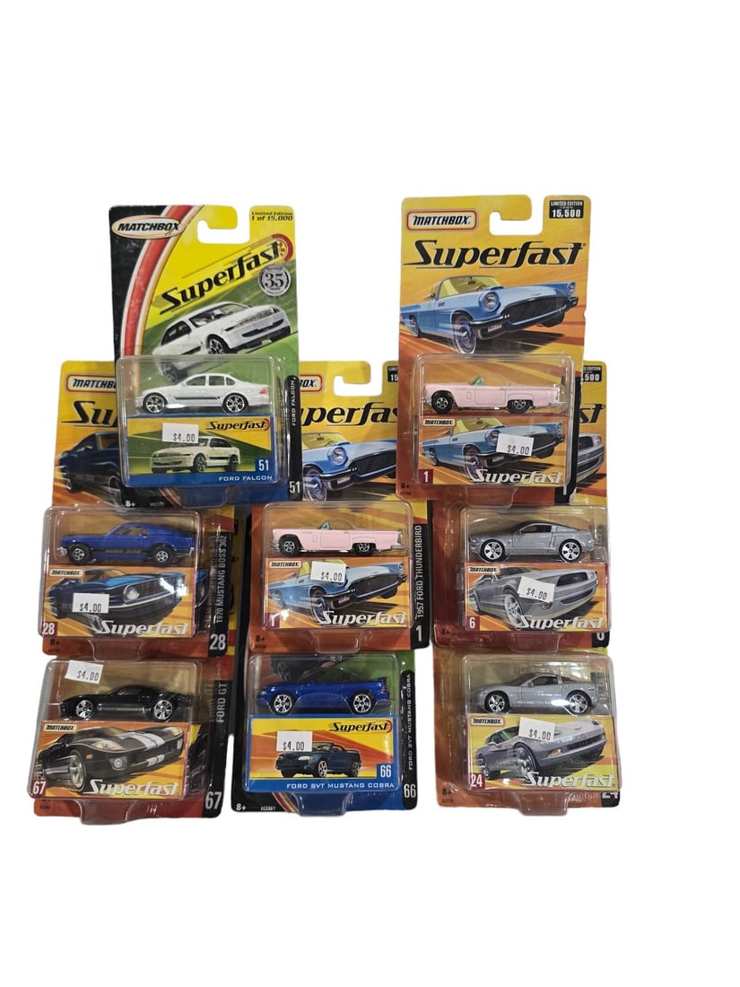 Matchbox Lot of Superfast 8 cars Hard to find (1 of 1)