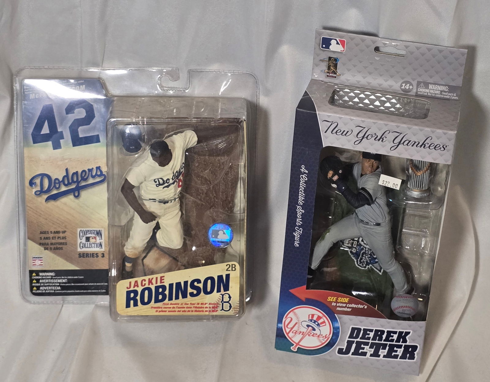 Jackie Robinson & Derek Jeter Action Figures (1 of 4)